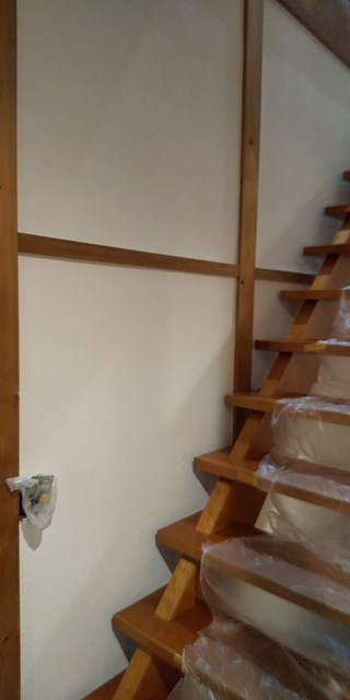 階段塗装後１